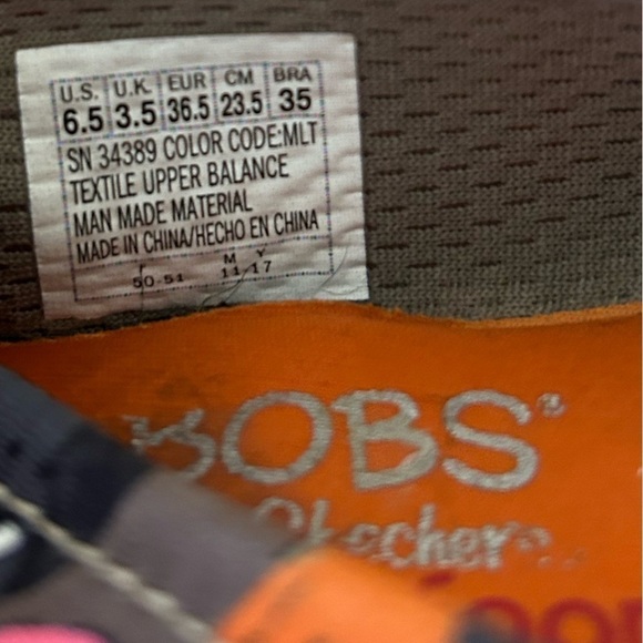 Bobs Skechers Wag Party Multicolor Dog Print Slip On Alpargata Flats - Picture 7 of 8